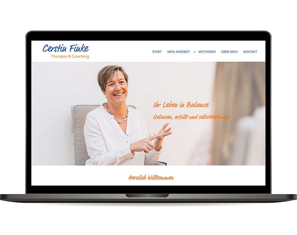 Webseite „Cerstin Finke“