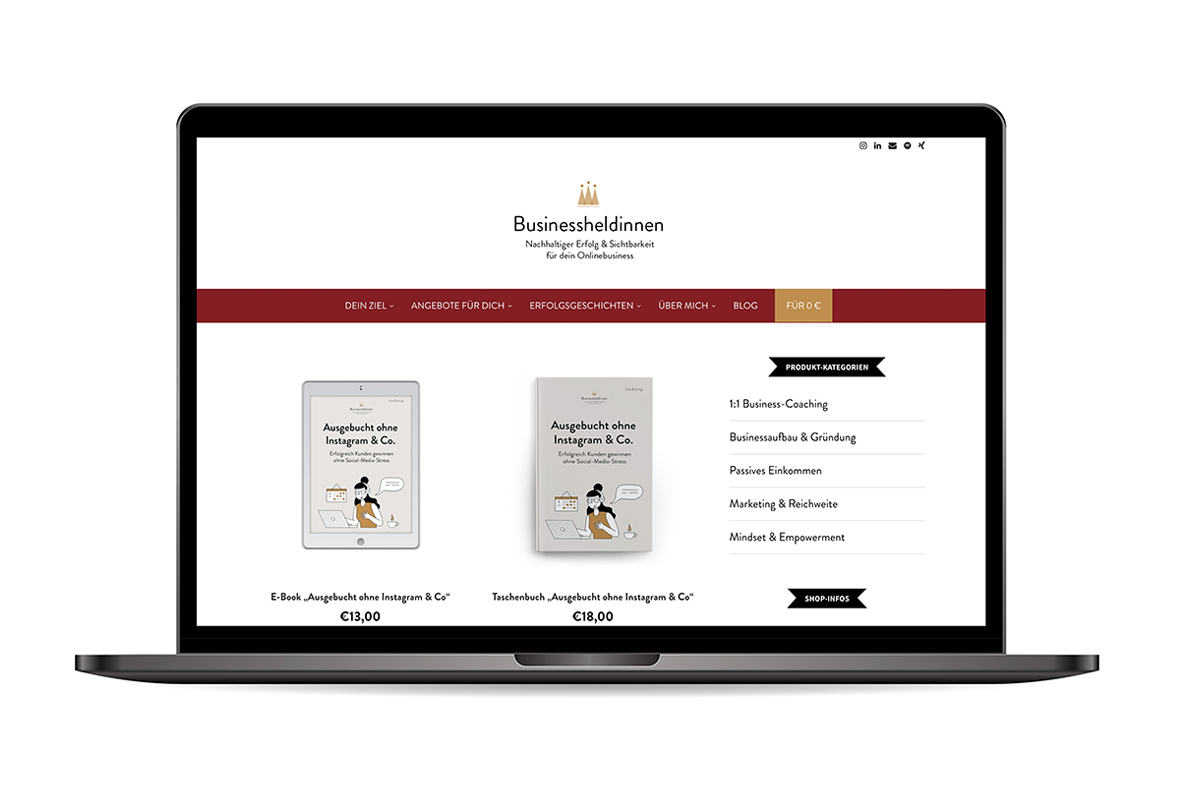 Shop "Businessheldinnen"