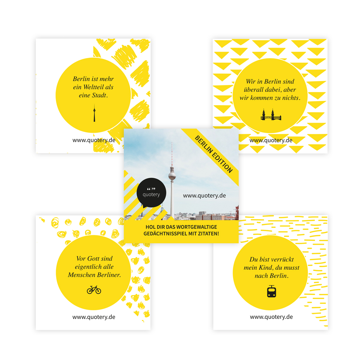 Sticker-Set "quotery"