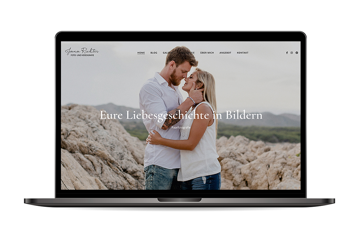 Webseite "Jana Richter Fotografie"