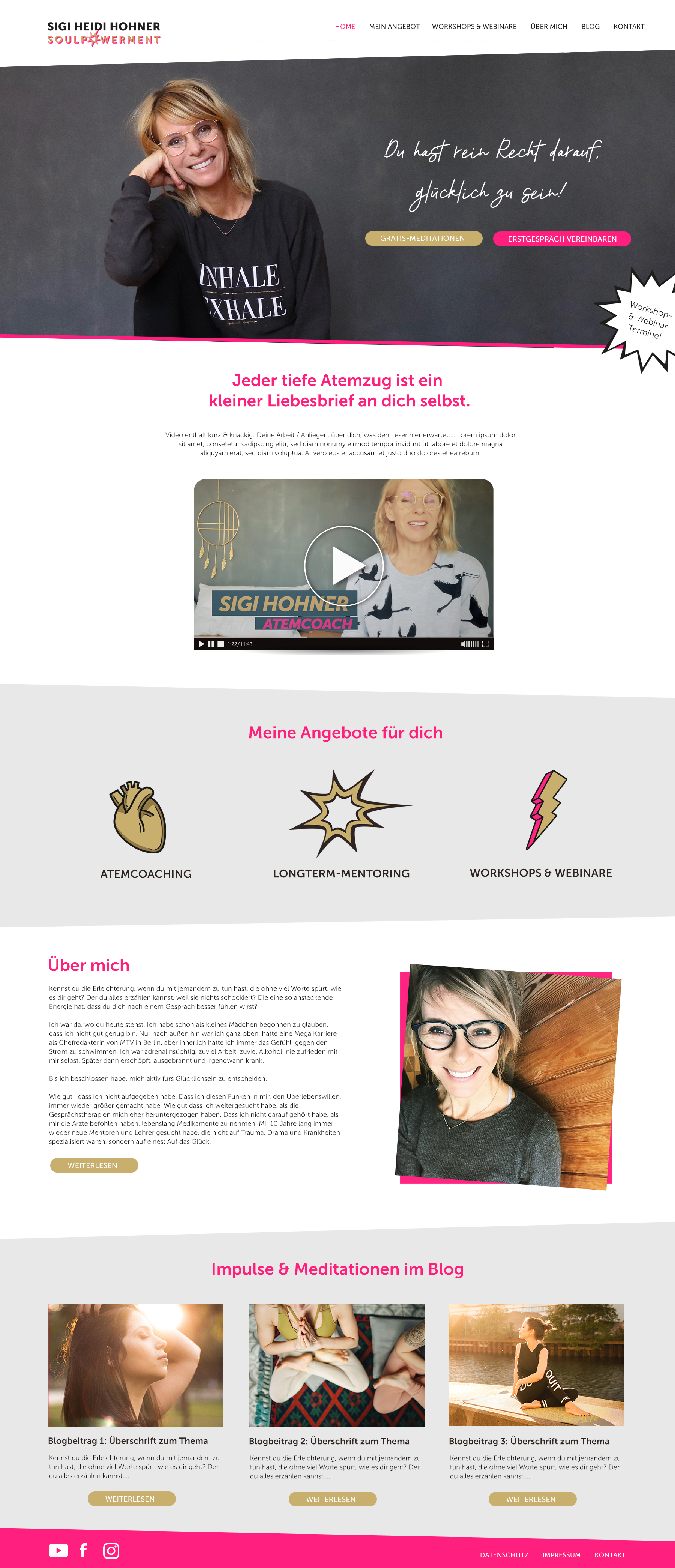 Webseite "Sigi Heidi Hohner"