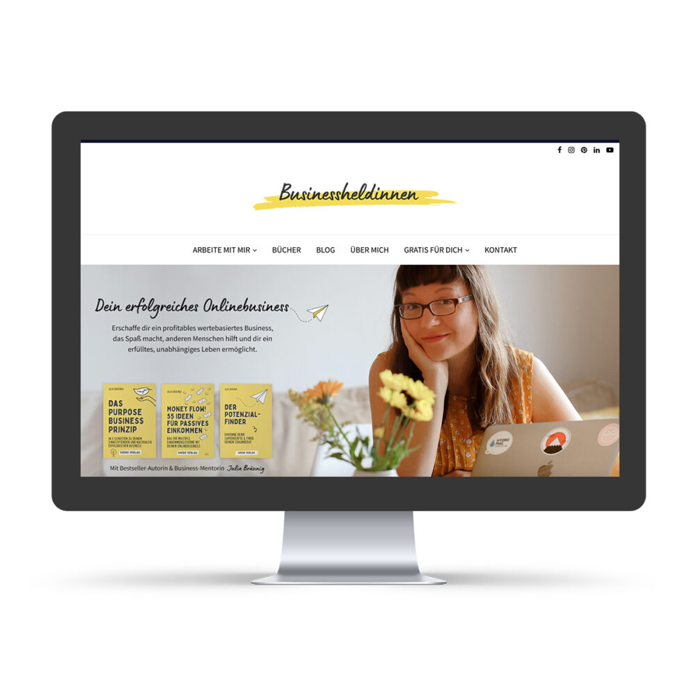 Webseite „Businessheldinnen“