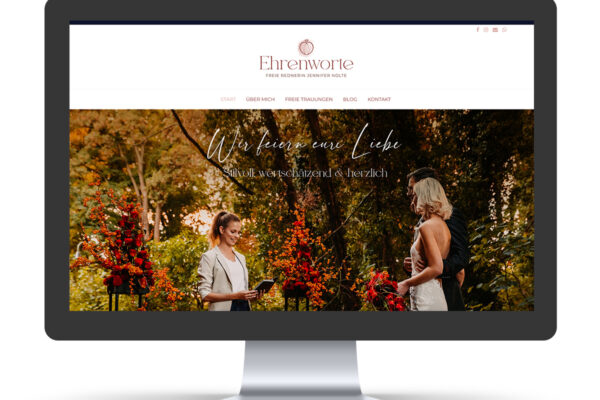 Webseite „Ehrenworte“
