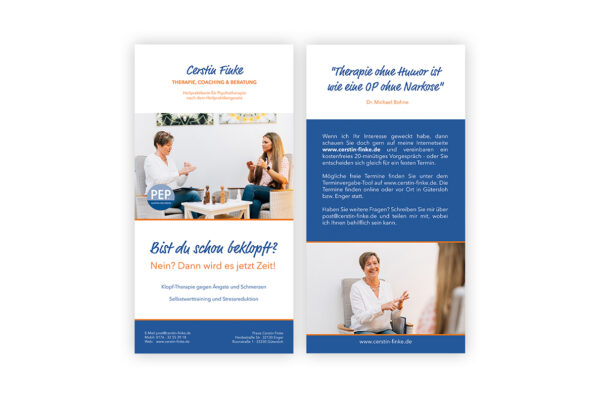 Flyer für Cerstin Finke