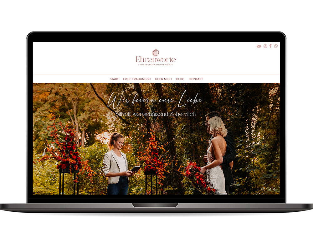Webseite „Ehrenworte“