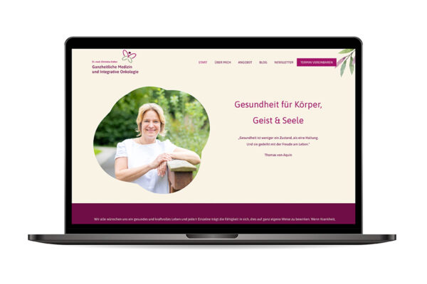 Webseite Christina Enssen