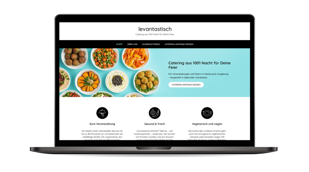 Webseite Catering