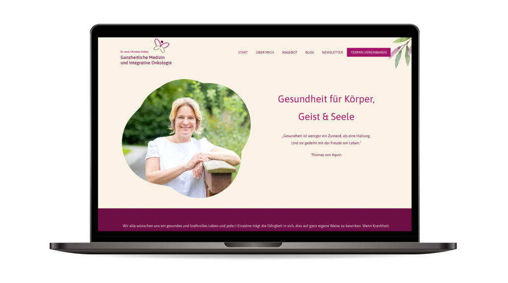 Webseite Christina Enssen