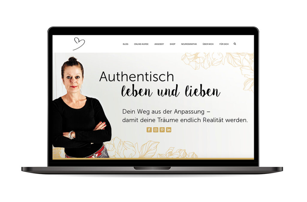 Webseite "Michelle Amecke"