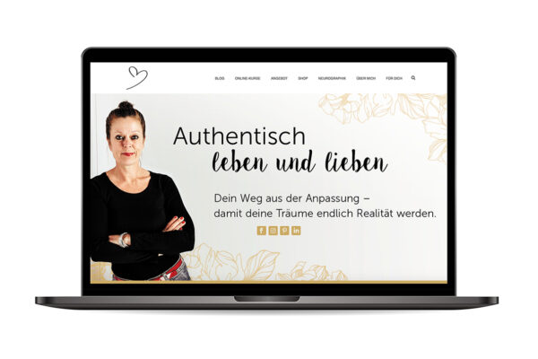 Webseite „Michelle Amecke“
