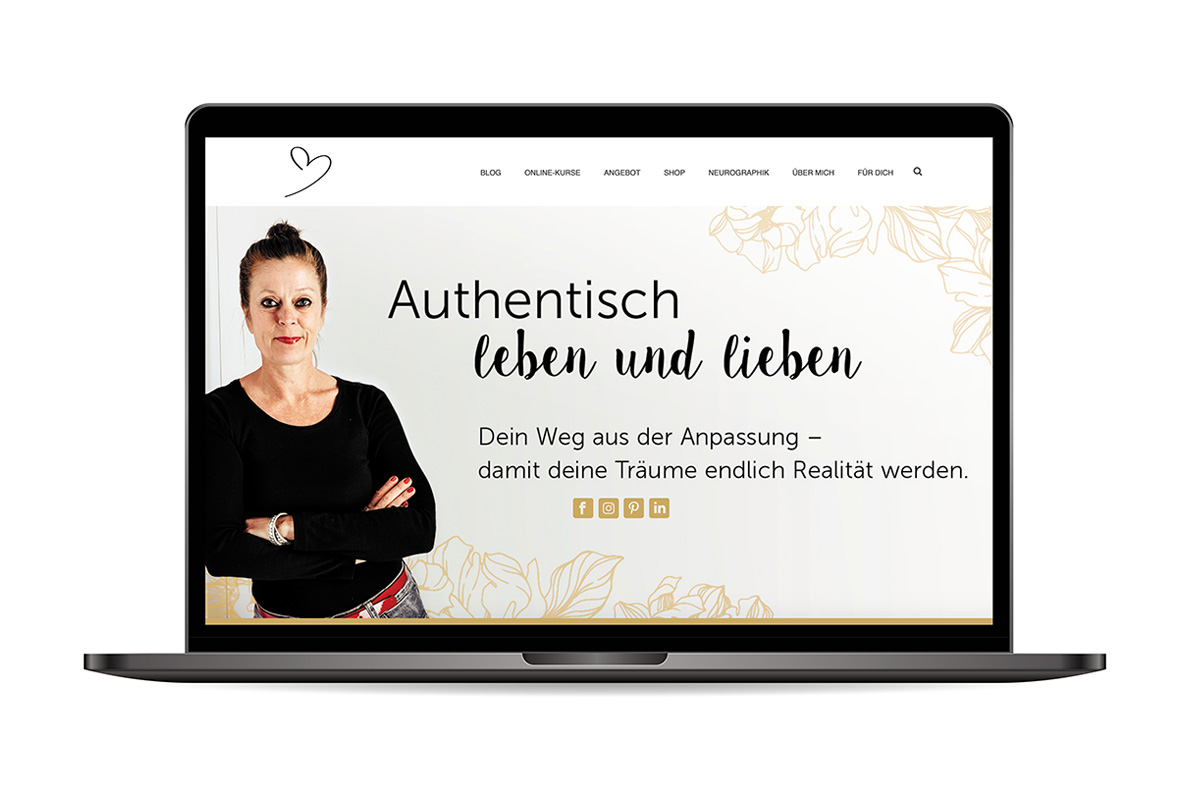 Webseite "Michelle Amecke"