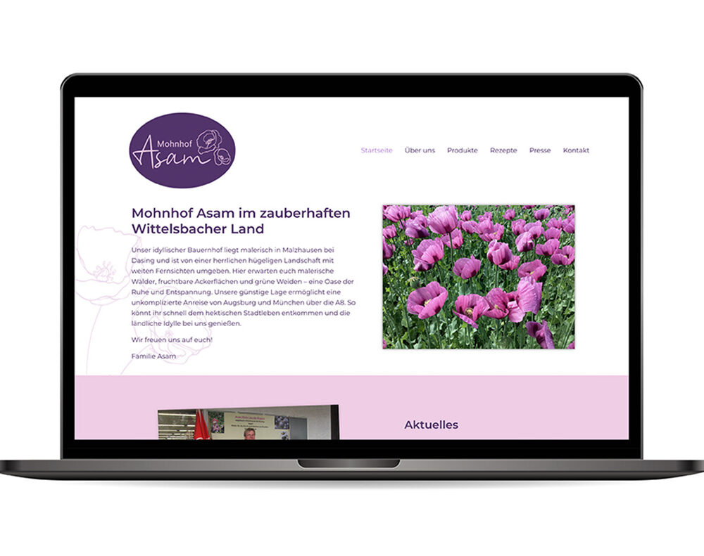 Webseite „Mohnhof“