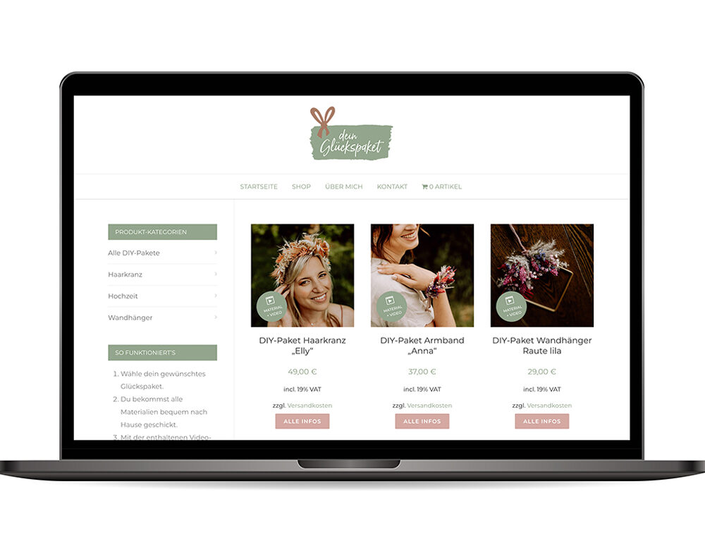Shop „Dein Glückspaket“