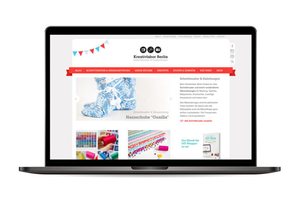 Webdesign „Kreativlabor Berlin“