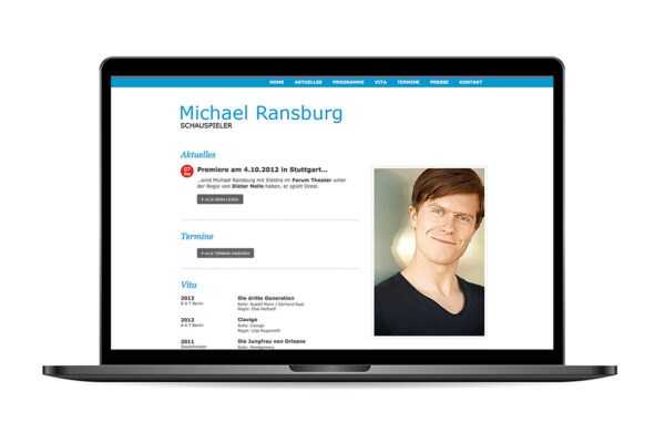 Webseite Michael Ransburg