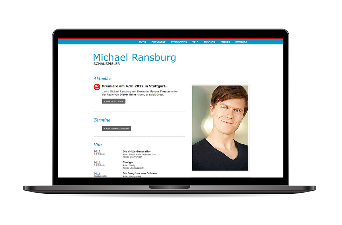 Webseite Michael Ransburg