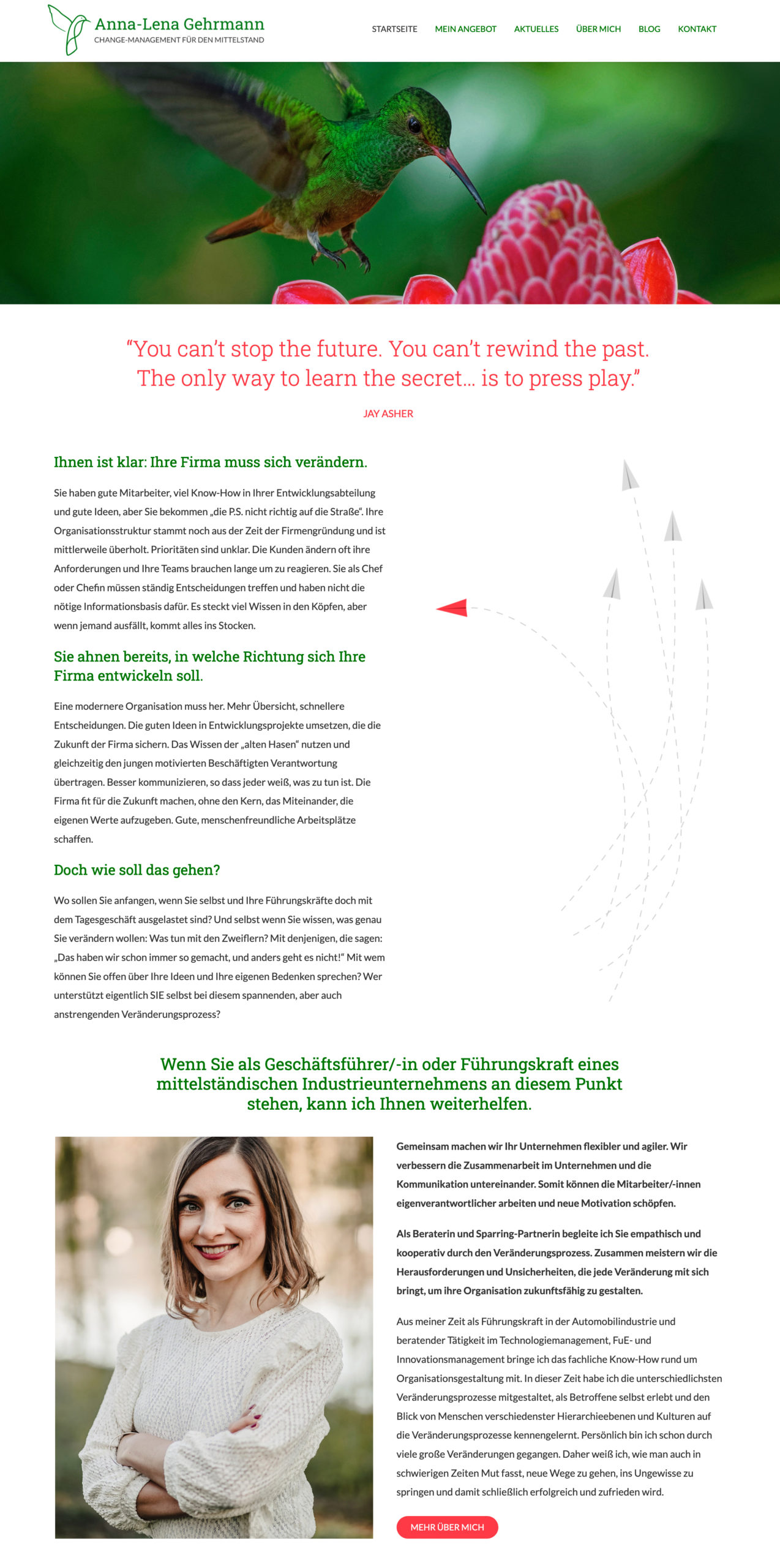Webseite Anna-Lena Gehrmann