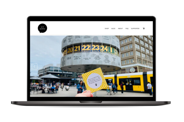 Webseite „quotery Berlin“