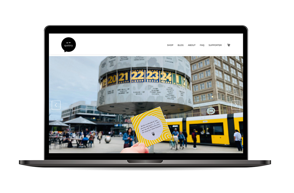 Webseite quotery Berlin