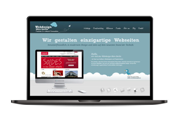 Webseite „Webdesign-Büro Berlin“