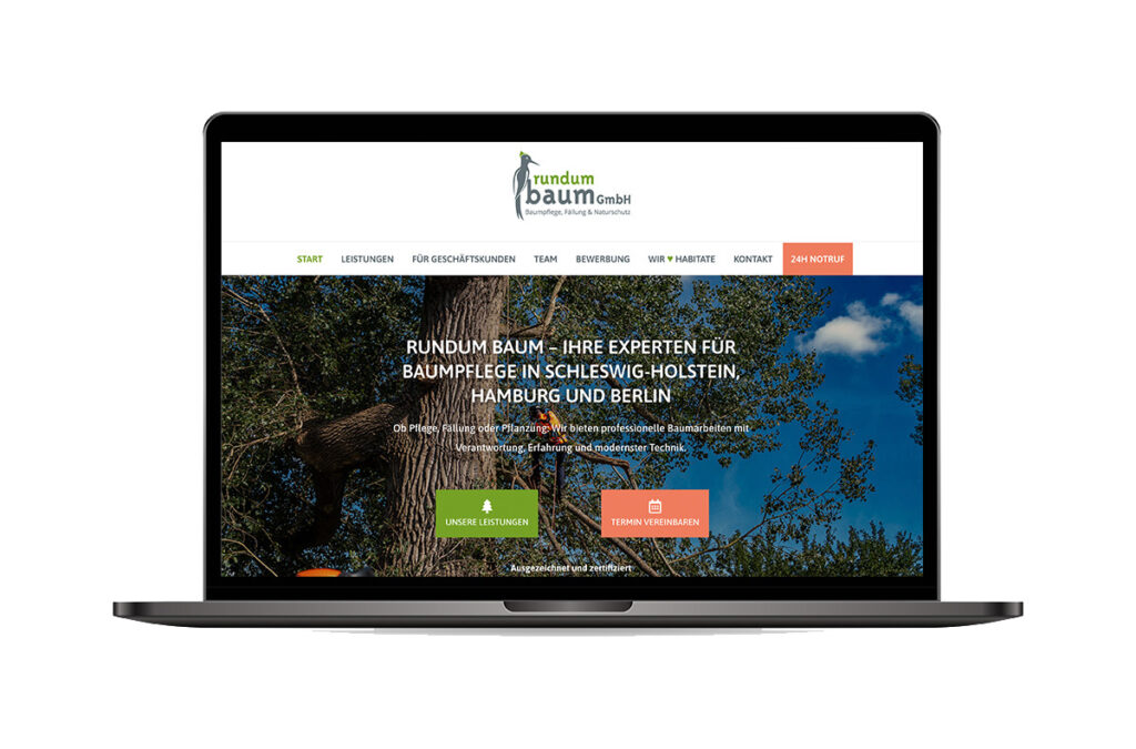 Webseite "rund um Baum"