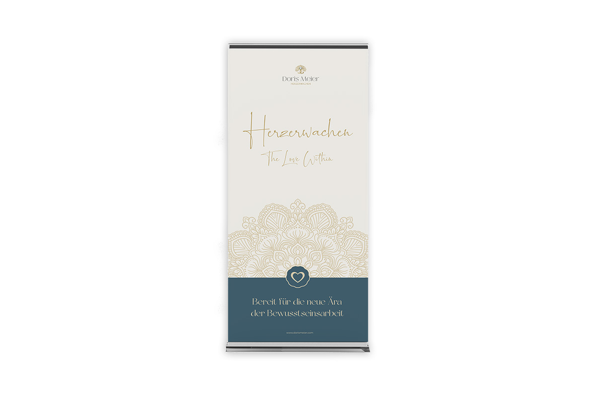 Roll-Up "Herzerwachen Ausbildung"